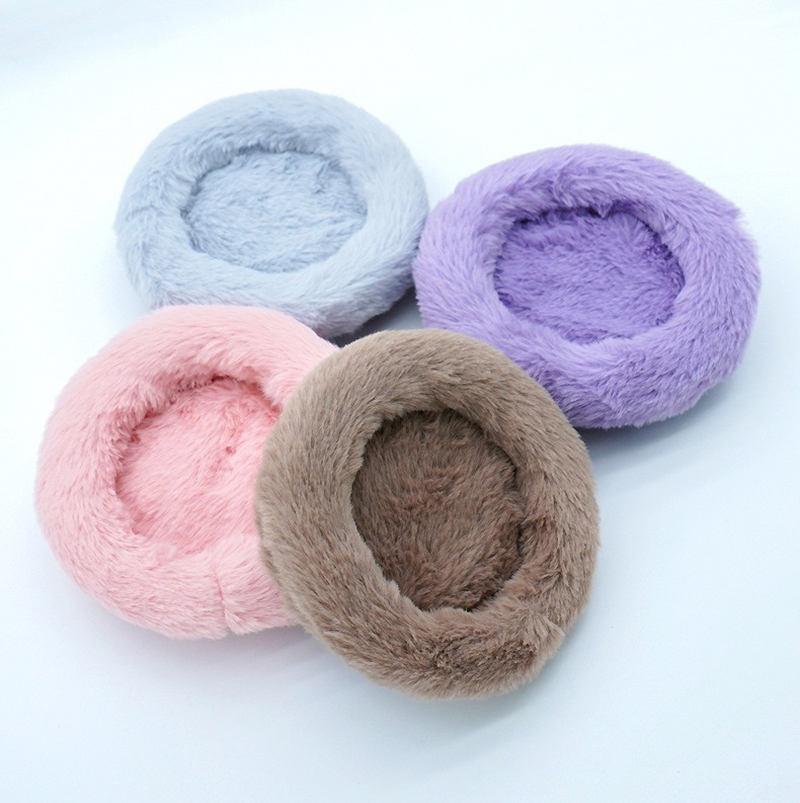 Calming Dog Bed - Alas Tidur Kucing dan Anjing Bulu