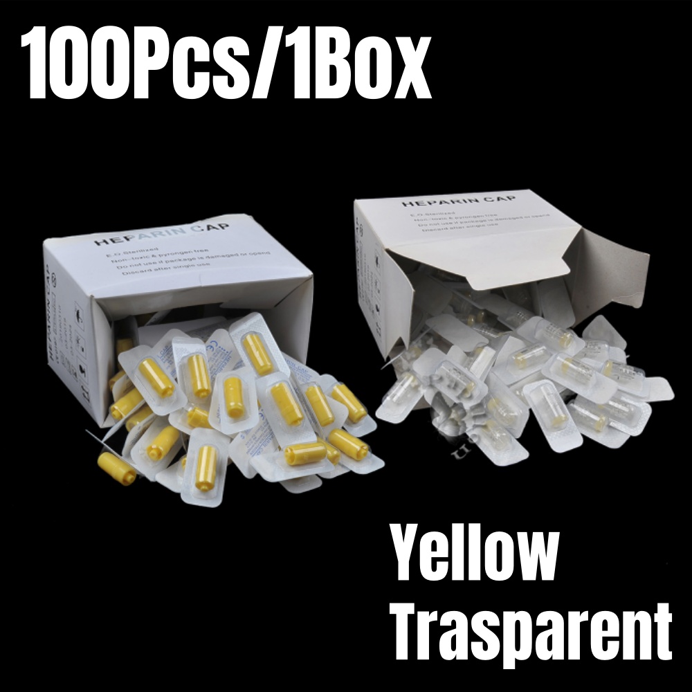 Pet Supplies Nz - 100Pcs/Kotak Tutup Heparin IV Kanula Sekali