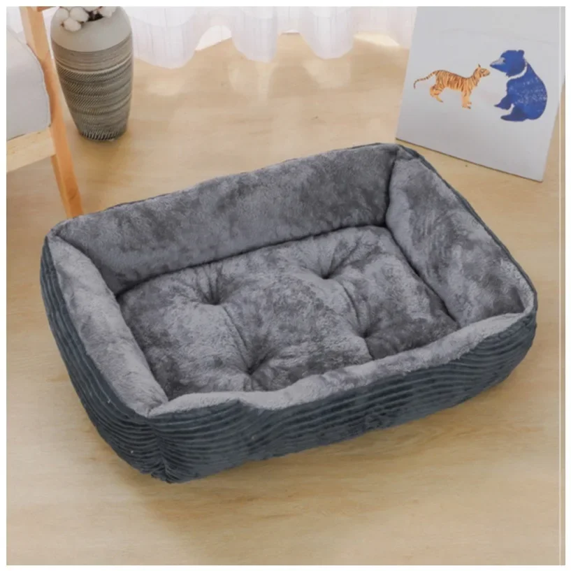 Calming Dog Bed - Tempat Tidur Anjing Persegi, Aksesori Hewan