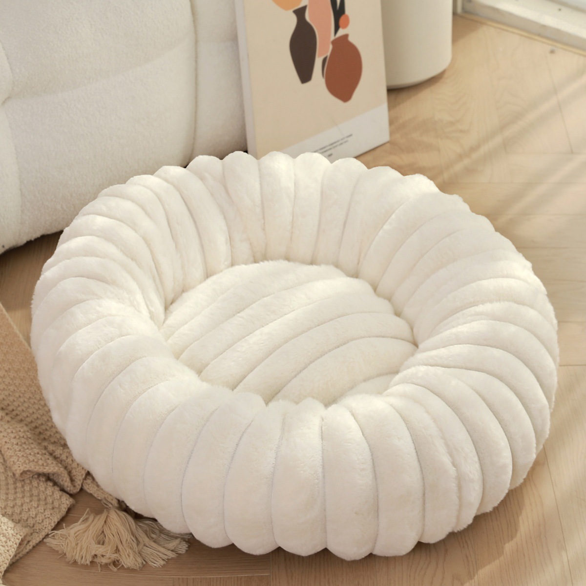 40-80cm hewan peliharaan berbu - Calming Dog Bed ulasan dan harga