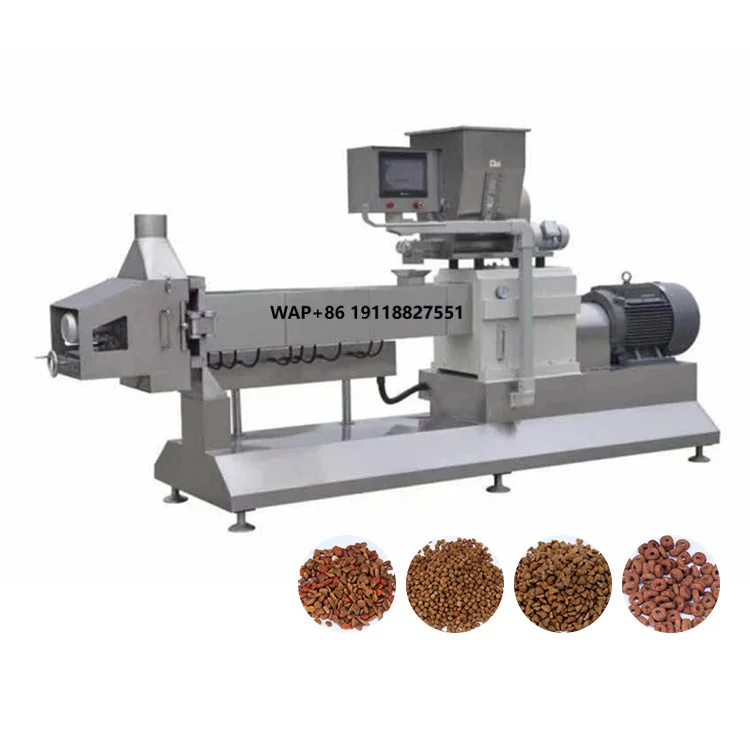 Pasokan Pabrik Mesin Ekstruder - Pet Supplies Dog Food ulasan dan harga