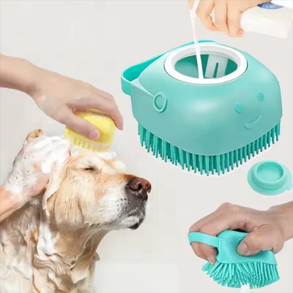 Sikat Pijat Mandi Silikon Alat - Pet Supplies Nz ulasan dan harga