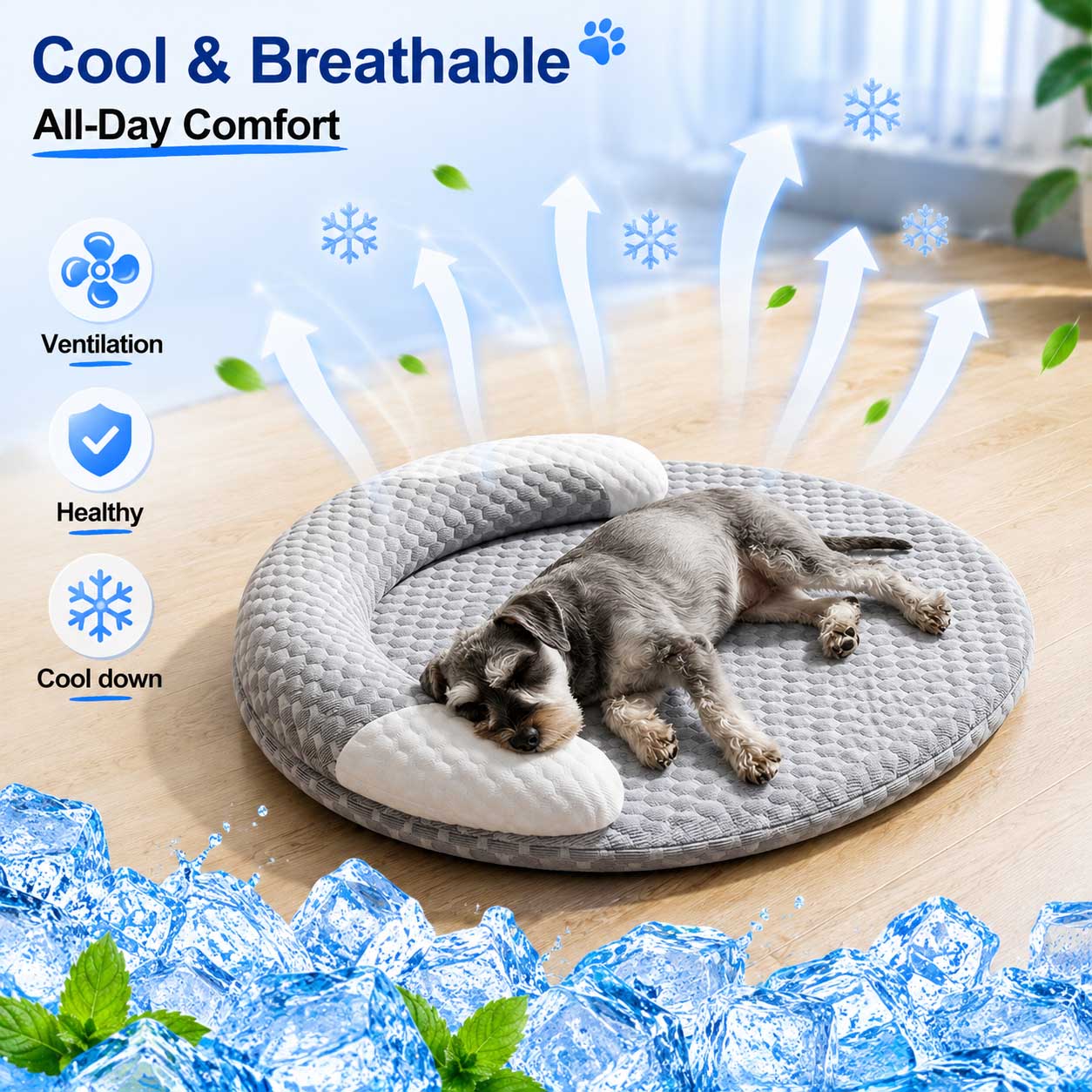 Alas Tidur Anjing Pendingin Su - Calming Dog Bed ulasan dan harga