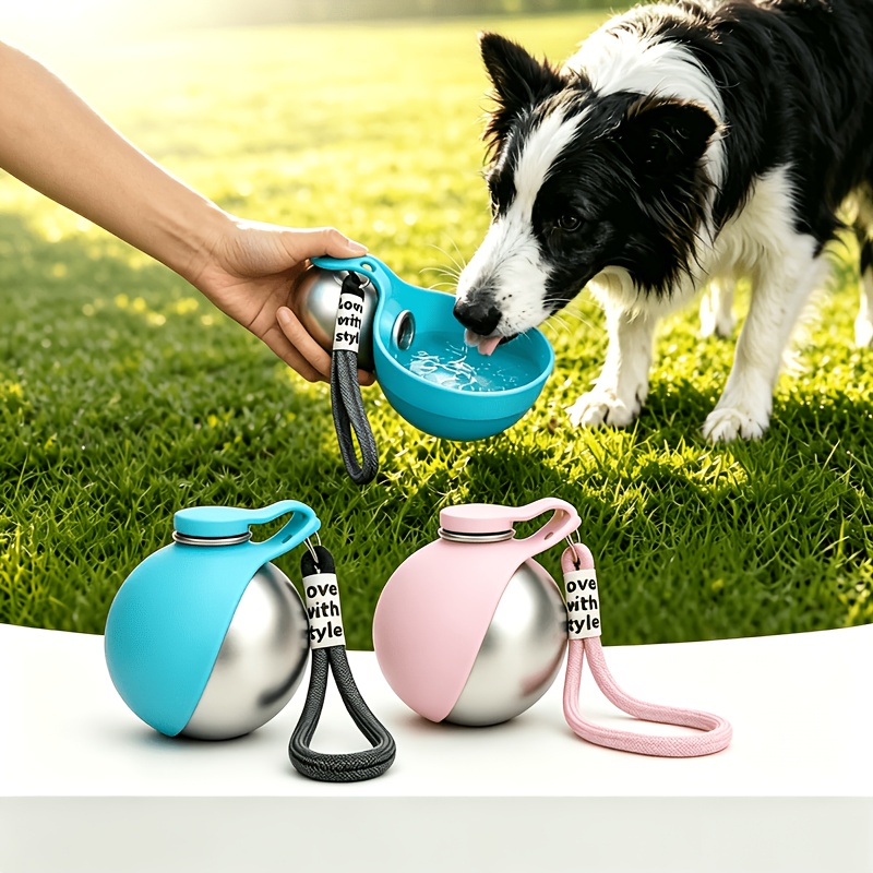 Botol Air Anjing Stainless Ste - Pet Supplies Dog Food ulasan dan harga