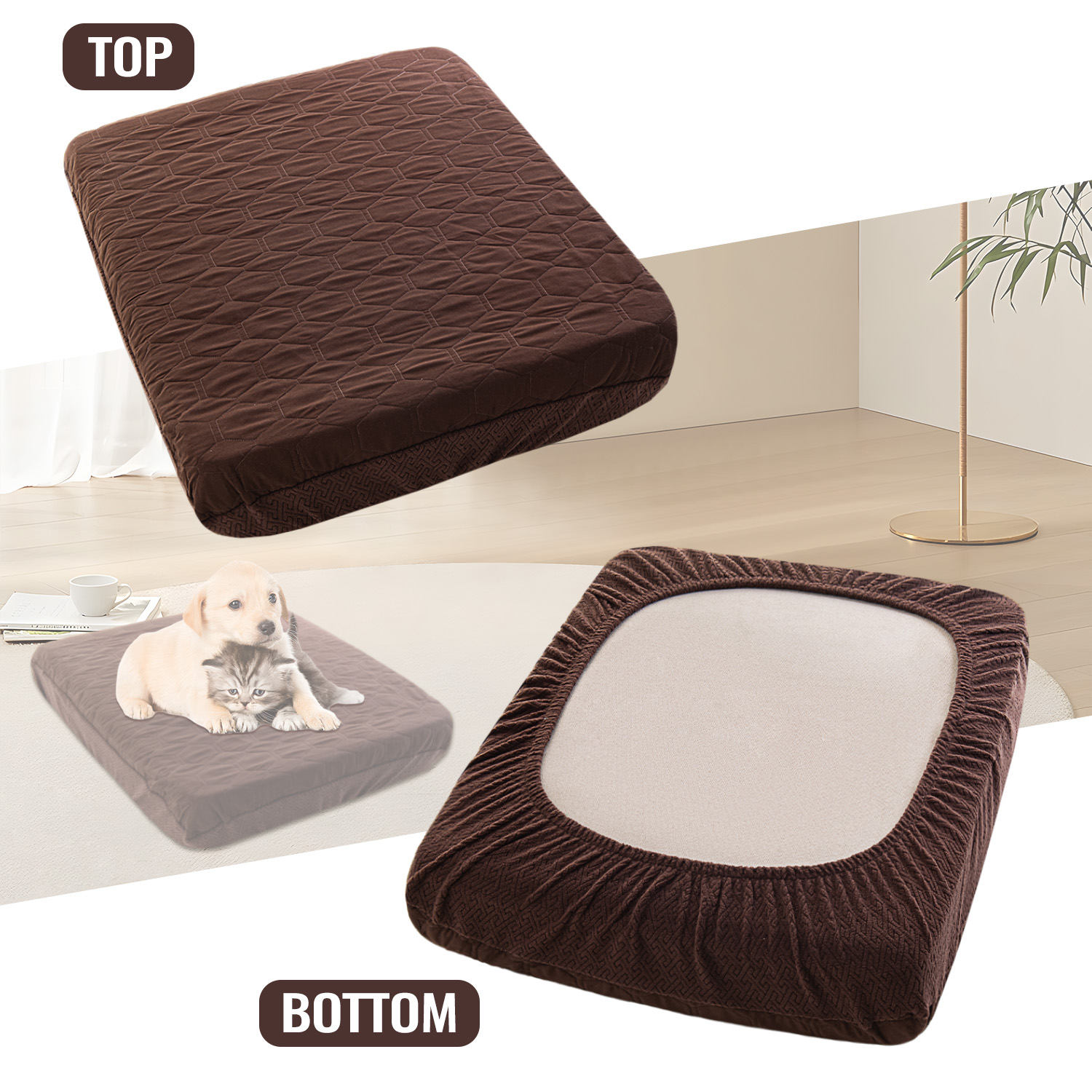 Sarung tempat tidur anjing tah - Calming Dog Bed ulasan dan harga